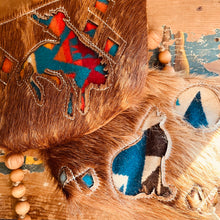 Load image into Gallery viewer, Hair-On-Hide & Pendleton Makeup Bags