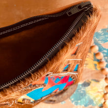 Load image into Gallery viewer, Hair-On-Hide & Pendleton Makeup Bags