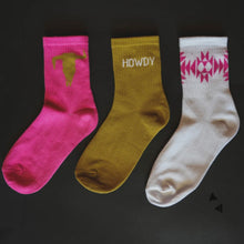 Load image into Gallery viewer, Yeehaw Adult Socks 3 Pack