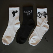 Load image into Gallery viewer, Yeehaw Adult Socks 3 Pack