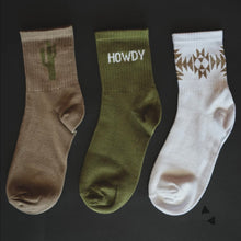 Load image into Gallery viewer, Yeehaw Adult Socks 3 Pack