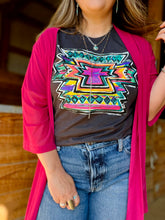 Load image into Gallery viewer, Neon Aztec Graphic Tee