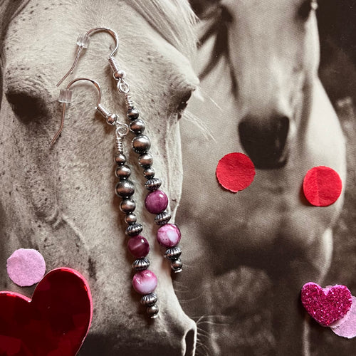 The Dixie Purple Spiny Earrings