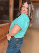 Load image into Gallery viewer, Aqua Basic Tee