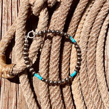 Load image into Gallery viewer, The Rambler Kingman &amp; Navajo Pearls Bracelet
