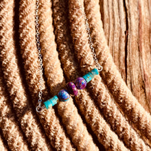 Load image into Gallery viewer, The Mohave Kingman Bar Necklace