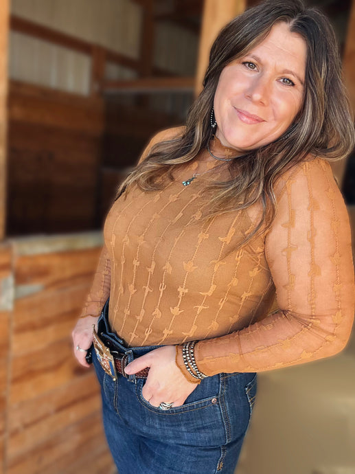 Lariat Lace Long Sleeve