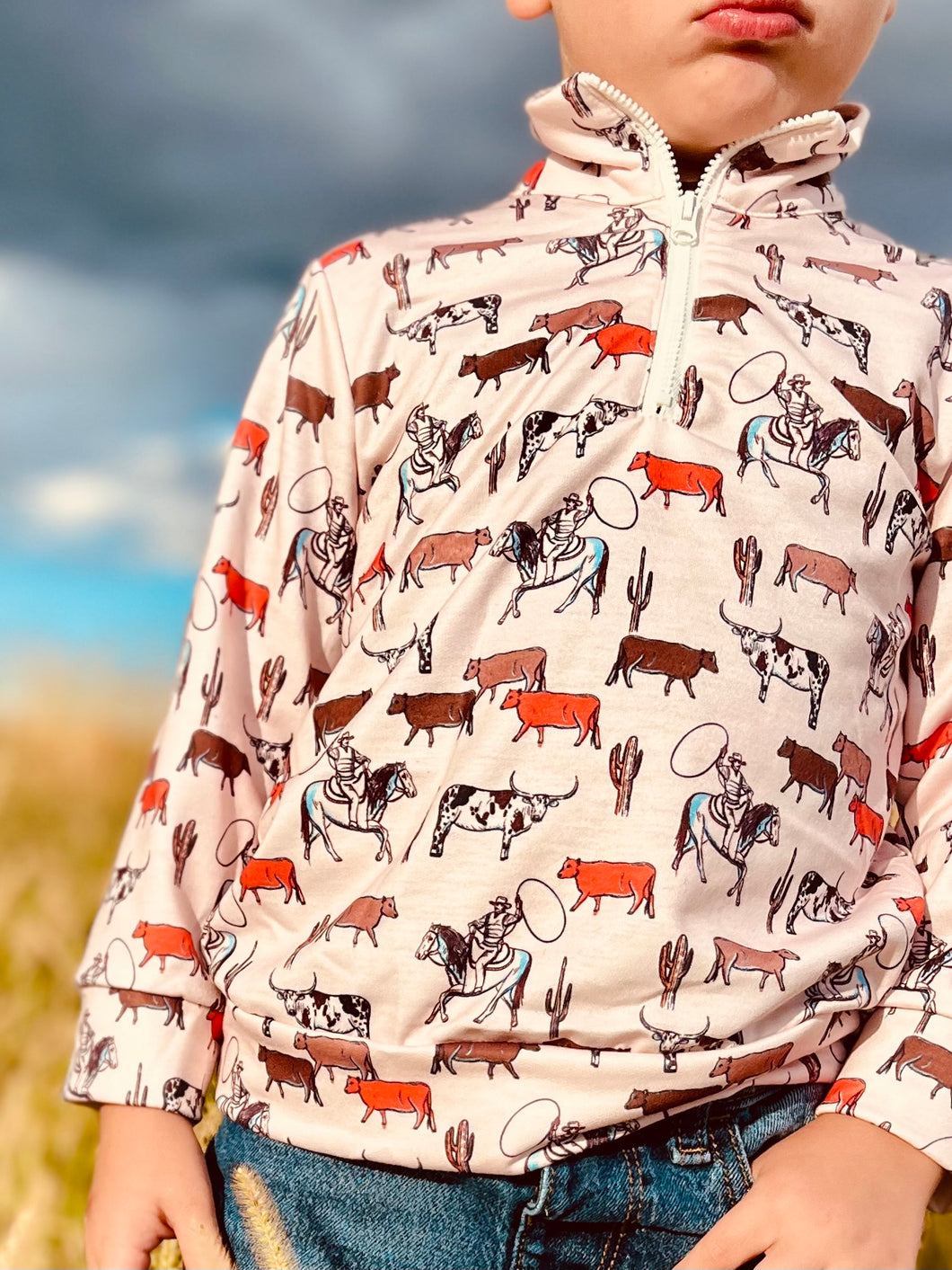 Kids All About The Cows Pullover