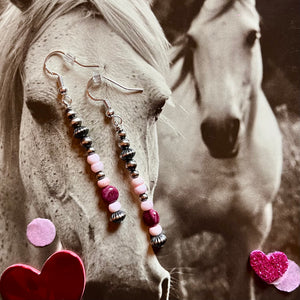 The Twistin Queen Conch & Purple Spiny Earrings