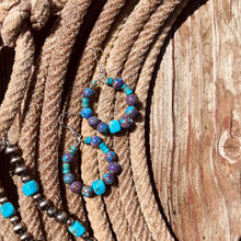 Load image into Gallery viewer, The Mohave Kingman Hoop Earrings