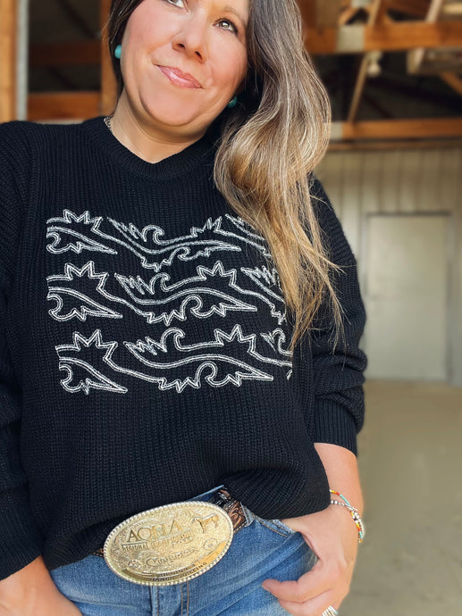 Boot Stitch Knit Sweater