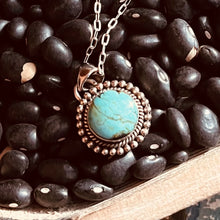 Load image into Gallery viewer, Turquoise Sterling Silver Pendant Necklace