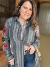 Load image into Gallery viewer, Embroidered Chambray Tunic