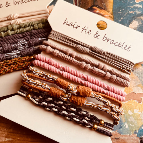 Boho Duo Bracelet Hair Ties
