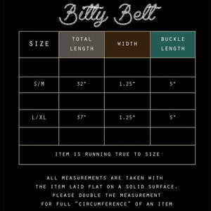 Bitty Belt * Midnight