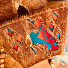 Load image into Gallery viewer, Hair-On-Hide &amp; Pendleton Makeup Bags