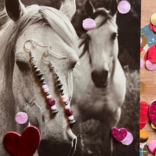 Load image into Gallery viewer, The Twistin Queen Conch &amp; Purple Spiny Earrings