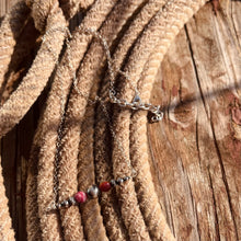 Load image into Gallery viewer, The Dixie Purple Spiny Bar Necklace