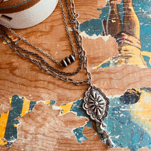Load image into Gallery viewer, Layered Concho Necklace