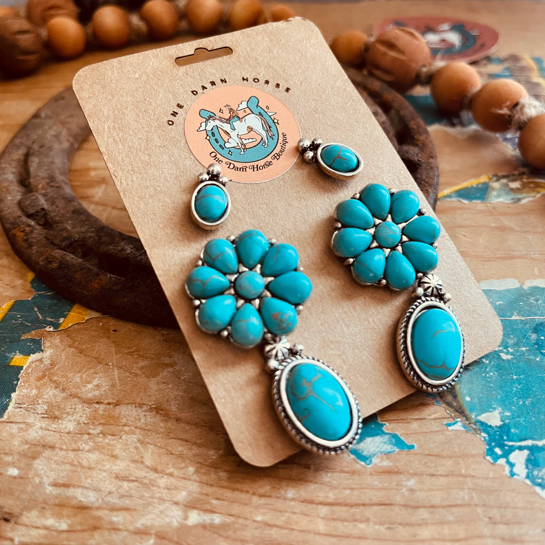 A Perfect Trio Earrings Set