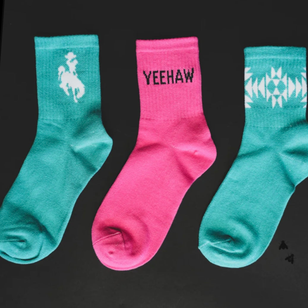 Yeehaw Socks 3 Pack