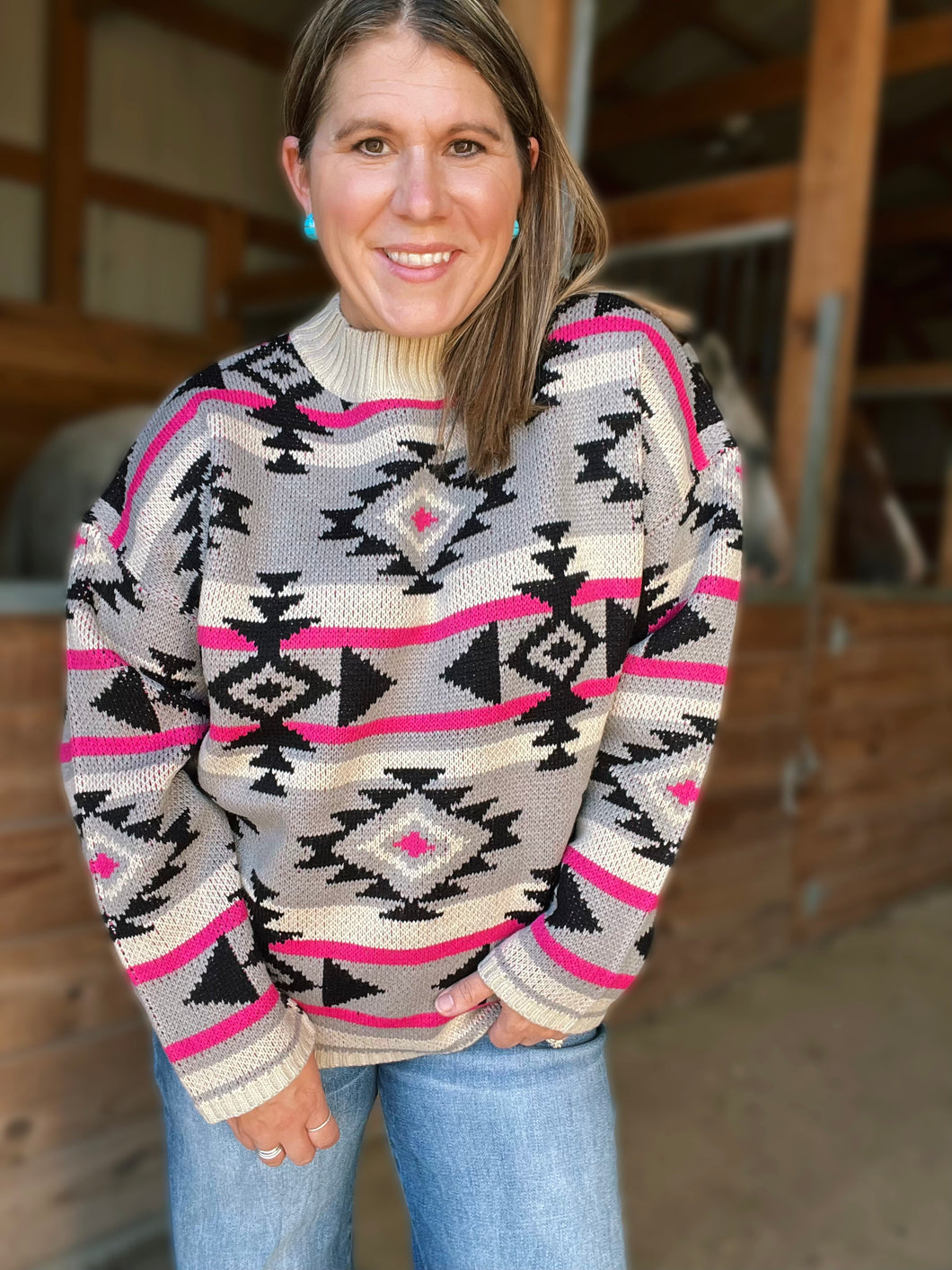 Aztec Barbie Sweater