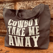 Load image into Gallery viewer, Cowboy Take Me Away Weekender Tote