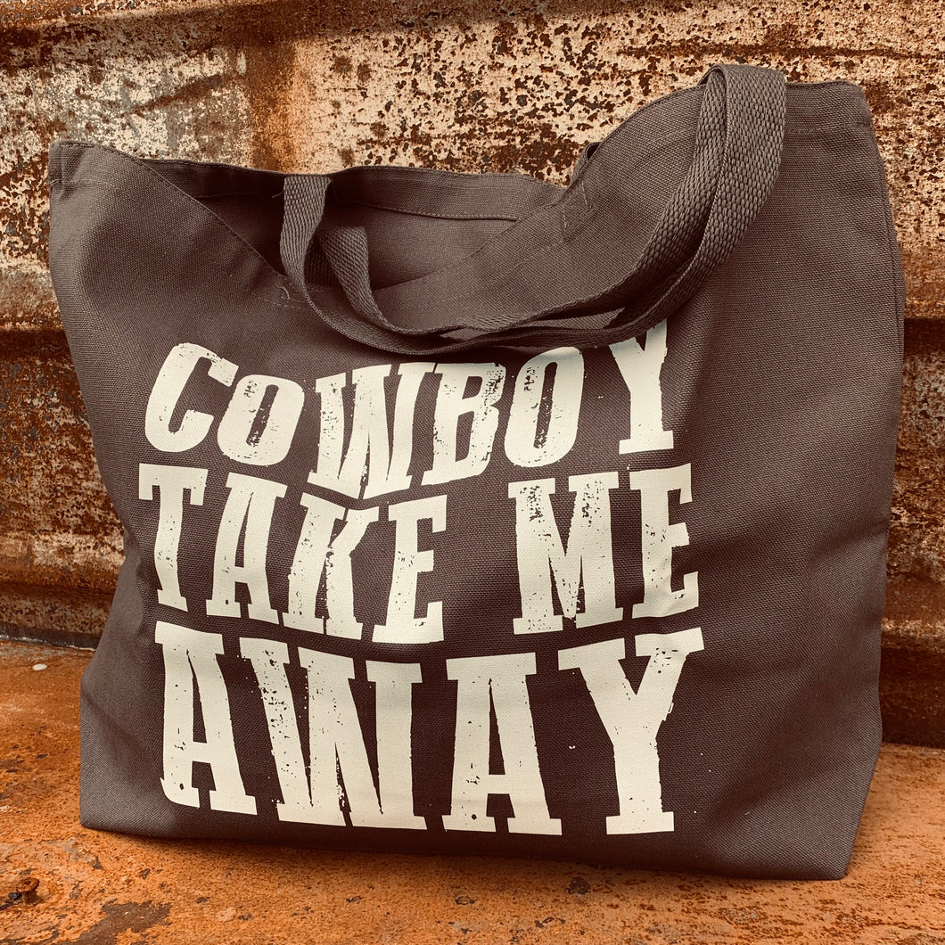 Cowboy Take Me Away Weekender Tote