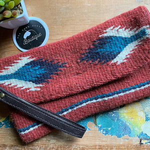 Aztec Wool Wristlet