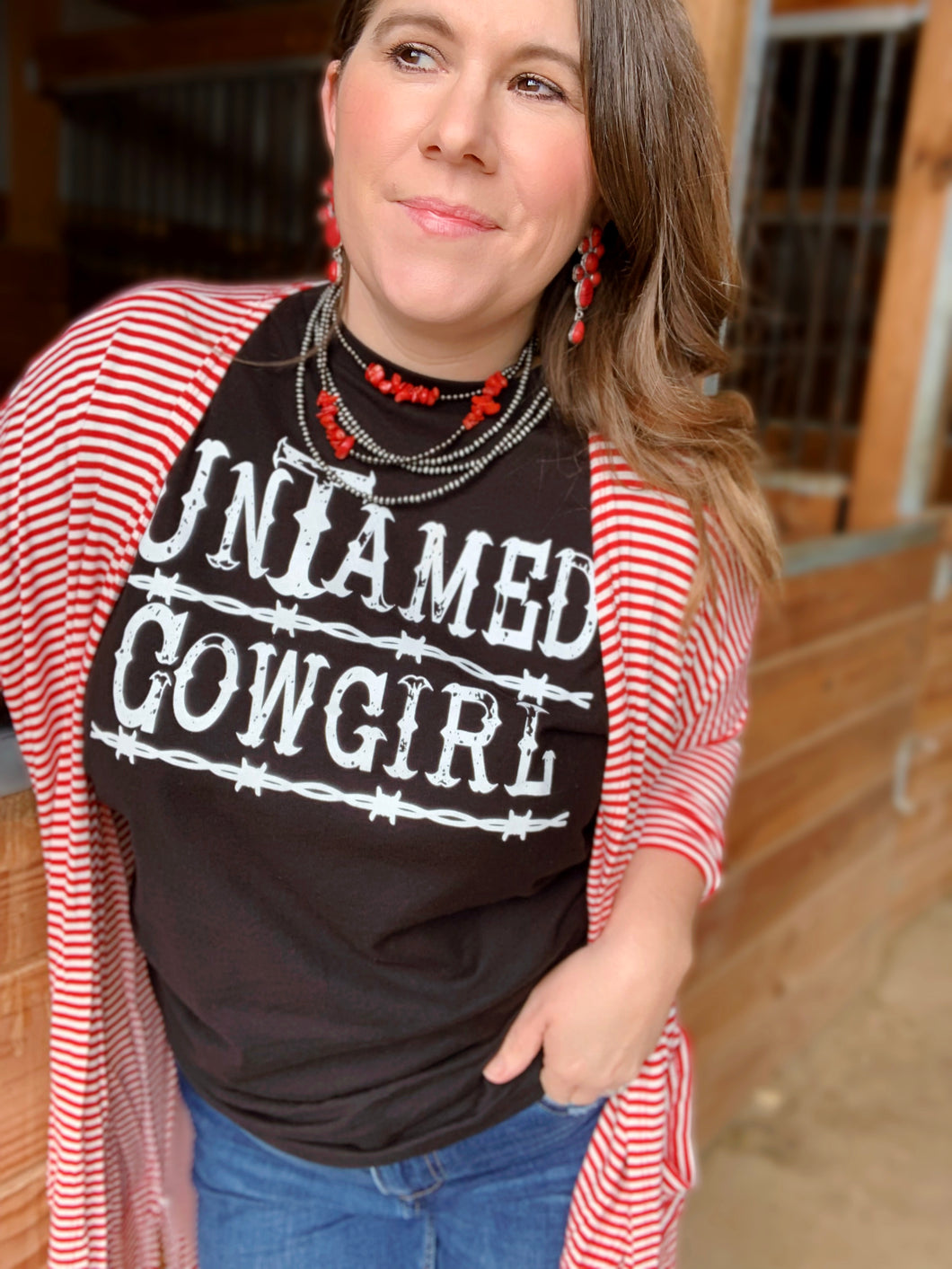 Untamed Cowgirl Graphic Tee