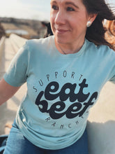 Load image into Gallery viewer, Support Ranchers Eat Beef Tee