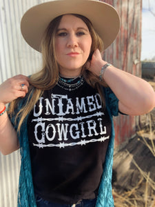 Untamed Cowgirl Graphic Tee