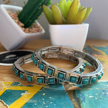 Load image into Gallery viewer, Western Squares Stretch Bracelet