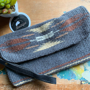 Aztec Wool Wristlet