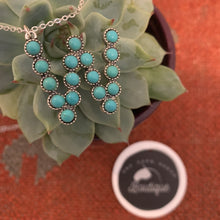 Load image into Gallery viewer, Turquoise Initial Necklaces