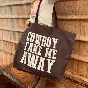 Cowboy Take Me Away Weekender Tote