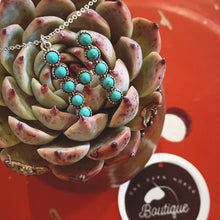 Load image into Gallery viewer, Turquoise Initial Necklaces