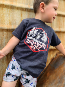 Kids Patriotic Cowboy Shorts