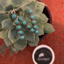 Load image into Gallery viewer, Turquoise Initial Necklaces